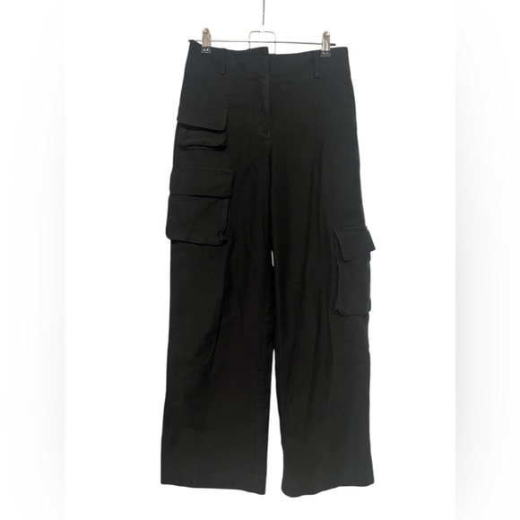 Aritzia Wilfred Free Picture Cargo Pants Black Noir Size 4 Women’s baggy look - Picture 5 of 9